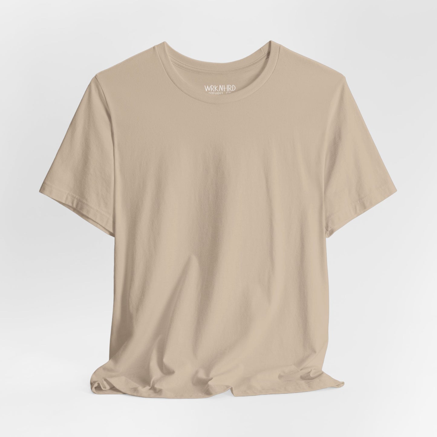 WRKNHRD Basic Tan Short Sleeve Tee