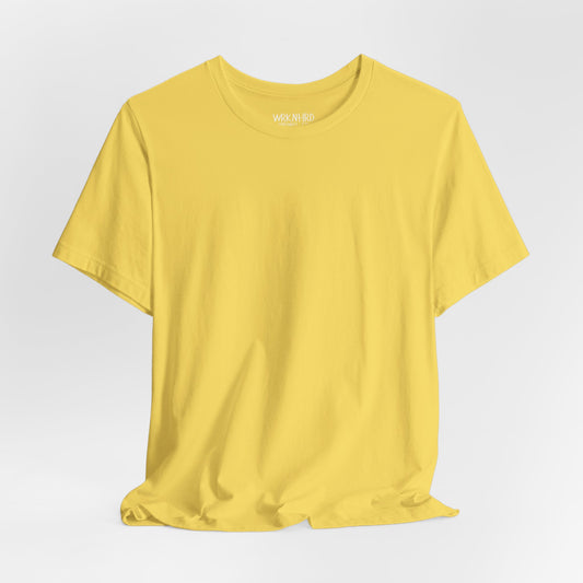 WRKNHRD Basic Maize Yellow Short Sleeve Tee