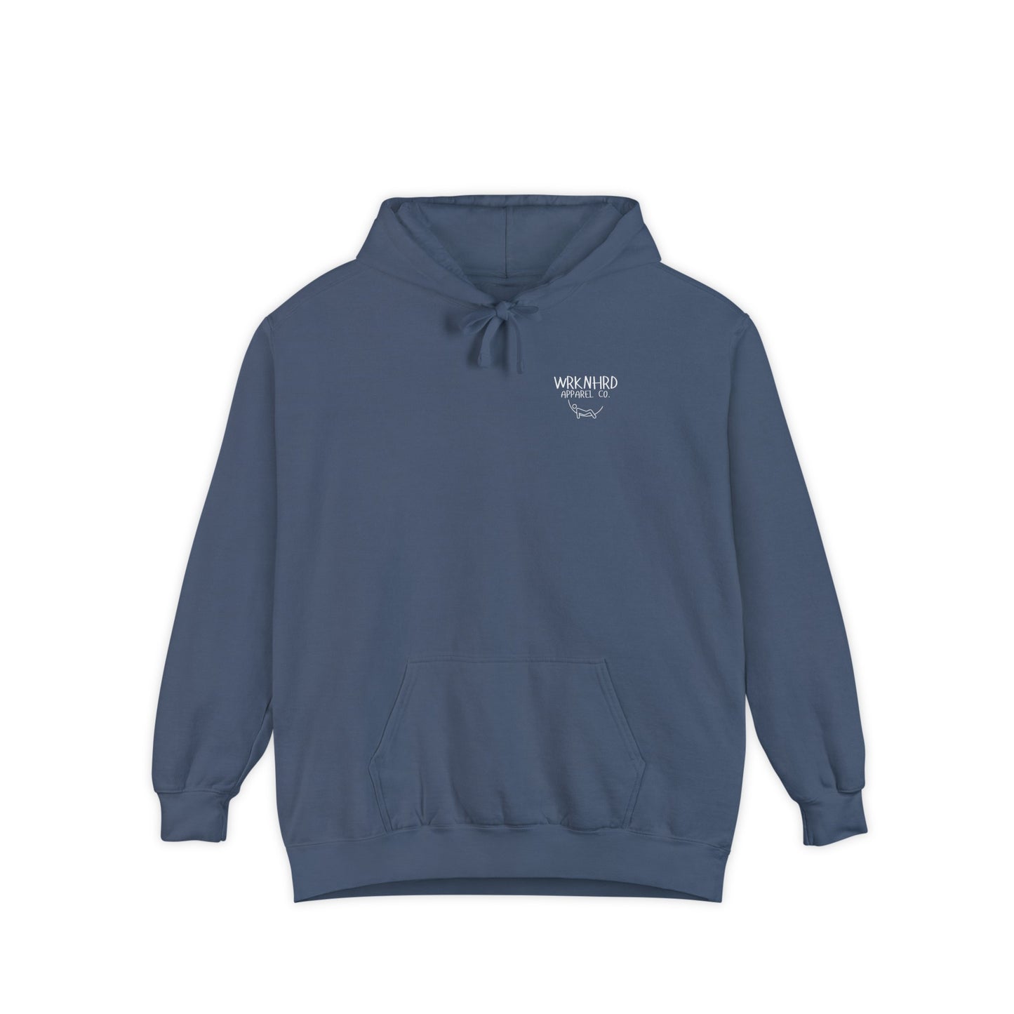 WRKNHRD Logo Denim Hoodie