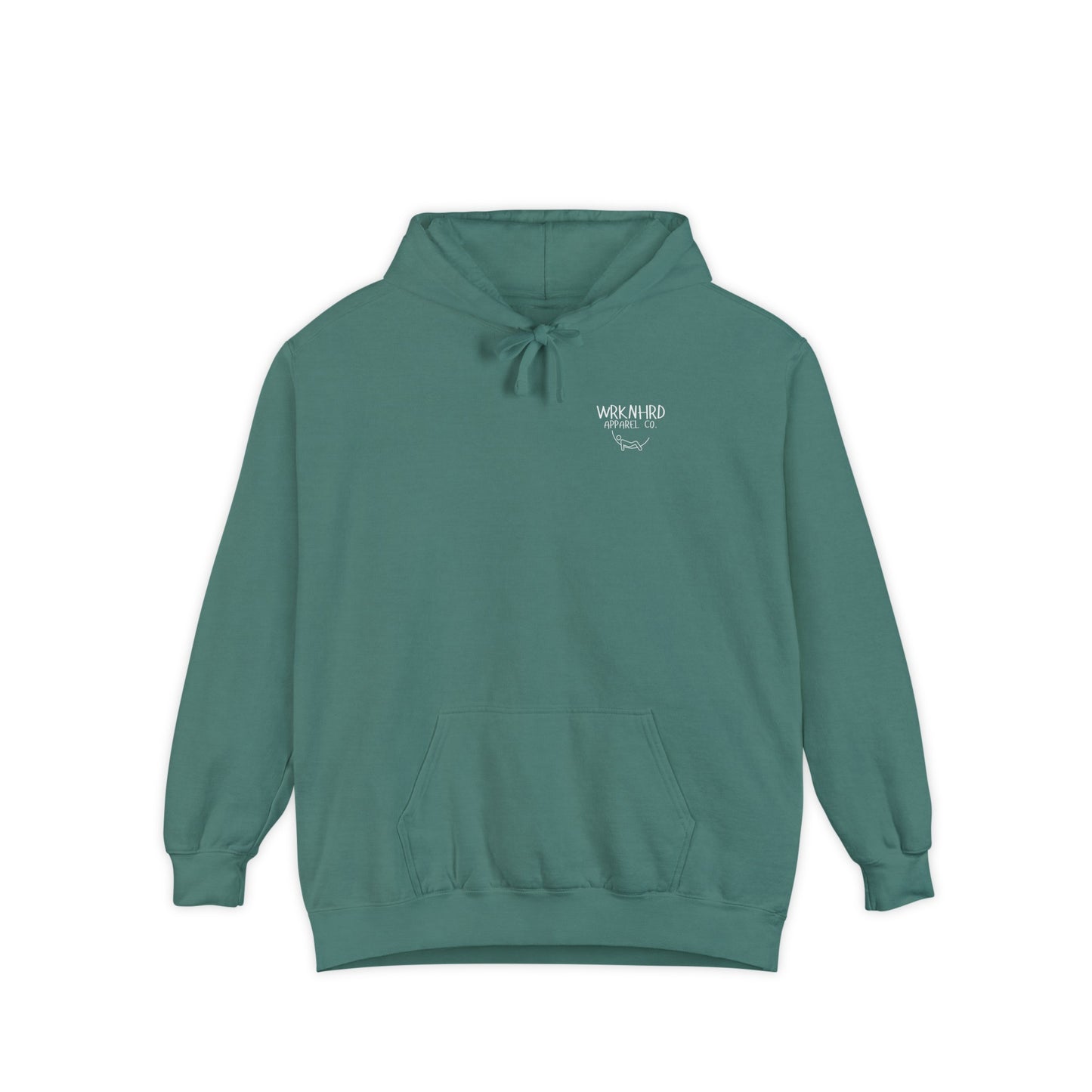 WRKNHRD Logo Basic Light Green Hoodie