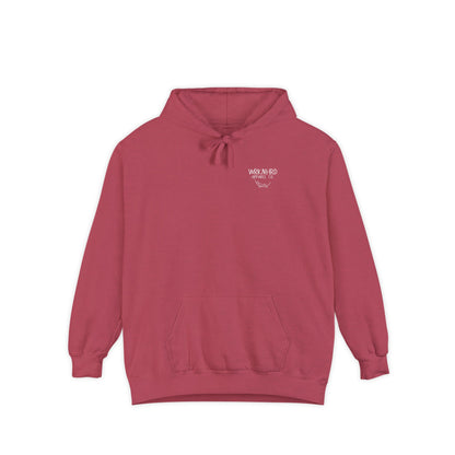 WRKNHRD Logo Crimson Hoodie