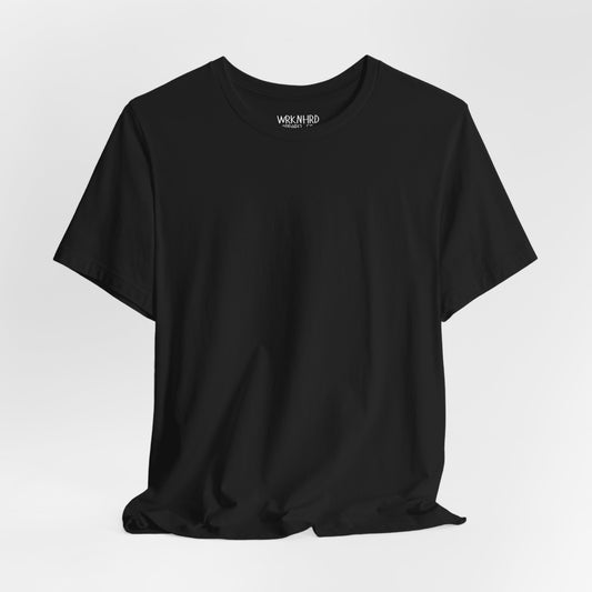 WRKNHRD Basic Black Short Sleeve Tee