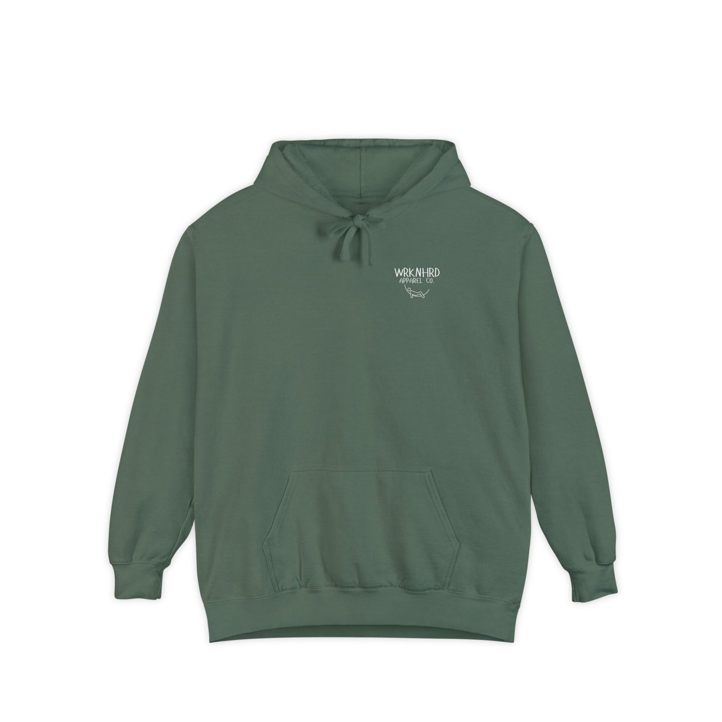 WRKNHRD Logo Blue Spruce Hoodie