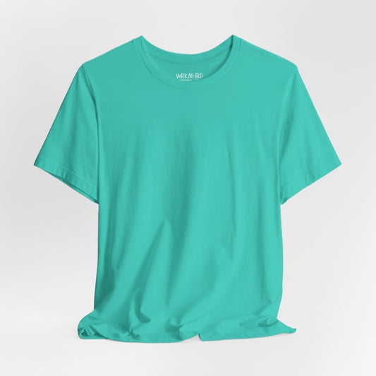 WRKNHRD Basic Teal Short Sleeve Tee