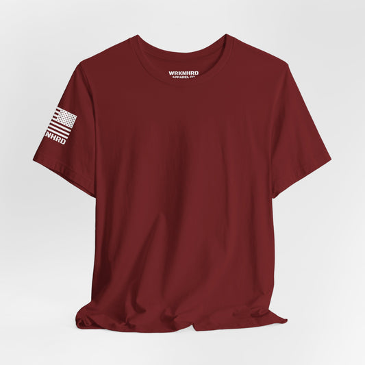 WRKNHRD Basic Cardinal Short Sleeve Tee